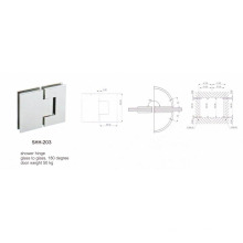 Shh-203 Charnière de douche en acier inoxydable